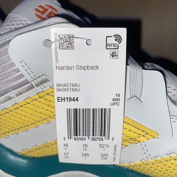 NWB Adidas Harden Stepback EH1944 - Picture 11 of 11